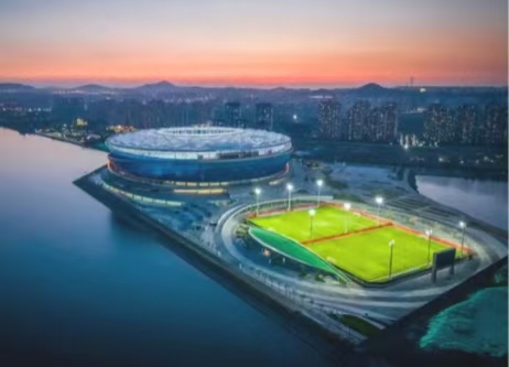 大連梭魚灣專業(yè)足球場(chǎng)